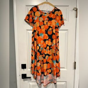LulaRoe Carly Dress XXS High Low - A Line
